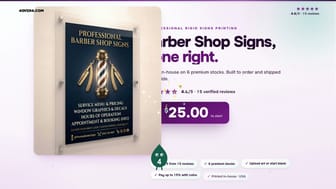 Barber Shop Signs product video