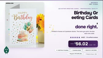Birthday Greeting Cards product video