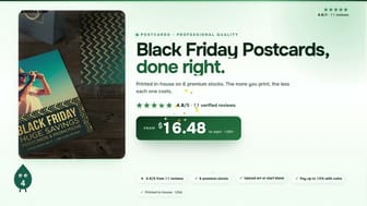 Black Friday Postcards product video