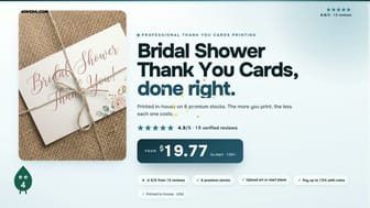 Bridal Shower Thank You Cards product video