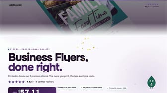 Business Flyers product video