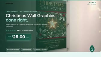 Christmas Wall Graphics product video
