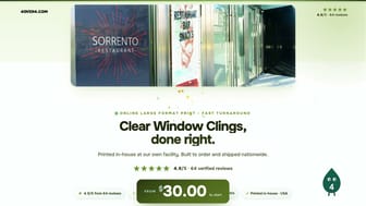 Clear Window Clings product video