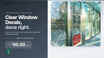 Clear Window Decals product video