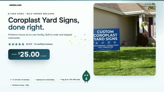 Coroplast Yard Signs product video