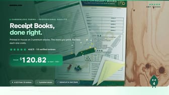 Receipt Books product video