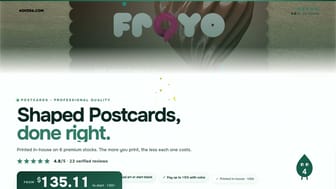 Custom Shaped Postcards product video
