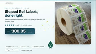 Shaped Roll Labels product video
