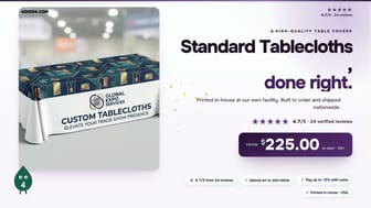 Standard Tablecloths product video