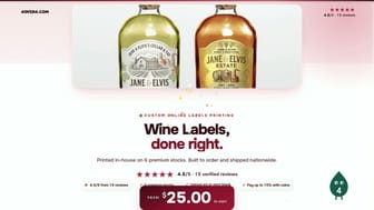 Custom Wine Labels product video