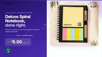 Deluxe Spiral Notebook product video