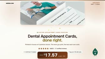 Dental Appointment Cards product video