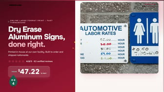 Dry Erase Aluminum Signs product video