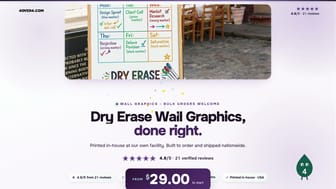 Dry Erase Wall Graphics product video