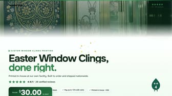 Easter Window Clings product video