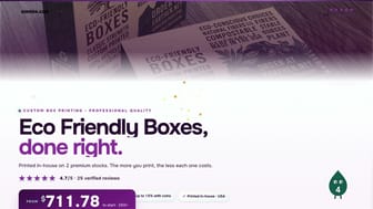 Eco Friendly Boxes product video