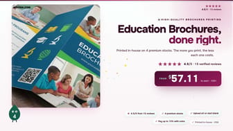 Education Brochures product video