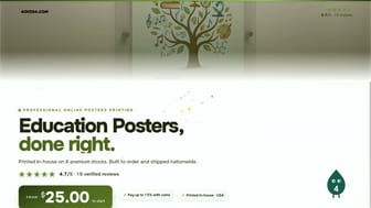 Education Posters product video