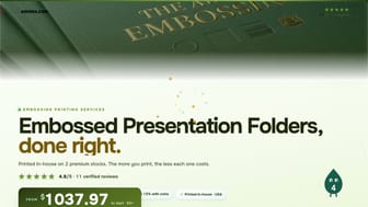 Embossed Presentation Folders product video