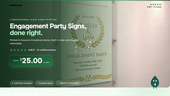 Engagement Party Signs product video