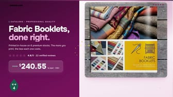 Fabric Booklets product video