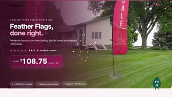 Feather Flags product video
