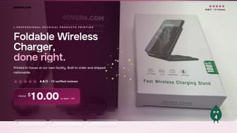 Foldable Wireless Charger product video