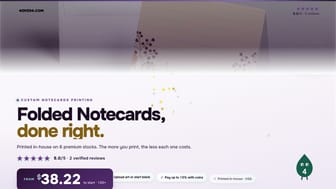 Folded Notecards product video