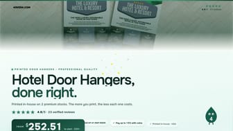 Hotel Door Hangers product video