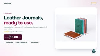 Leather Journals product video