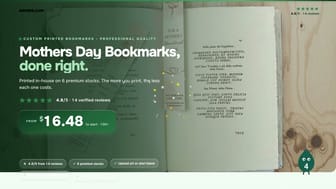 Mothers Day Bookmarks product video