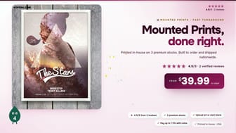 Mounted Prints product video
