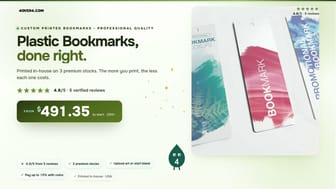 Plastic Bookmarks product video