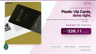Plastic Vip Cards product video