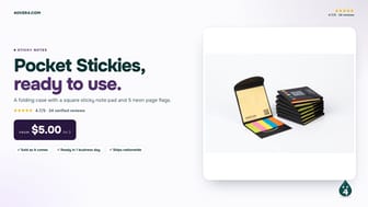 Pocket Stickies product video