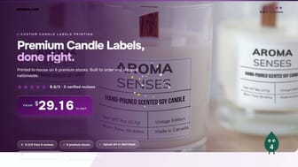 Premium Candle Labels product video