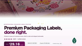 Premium Packaging Labels product video