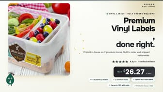 Premium Vinyl Labels product video