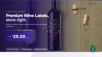 Premium Wine Labels product video