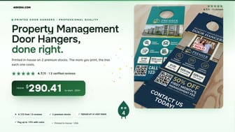 Property Management Door Hangers product video