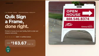 Quik Sign a Frame product video