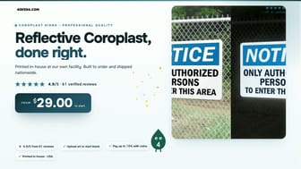 Reflective Coroplast product video