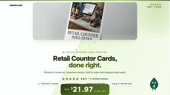 Retail Counter Cards product video