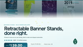 Retractable Banner Stands product video