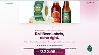 Roll Beer Labels product video