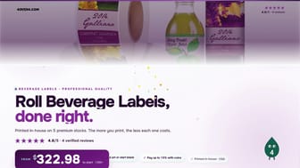 Roll Beverage Labels product video