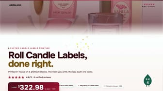 Roll Candle Labels product video