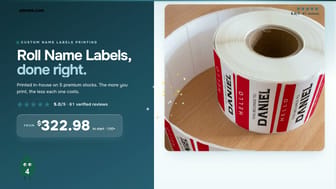Roll Name Labels product video