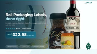 Roll Packaging Labels product video