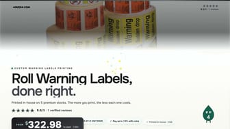 Roll Warning Labels product video